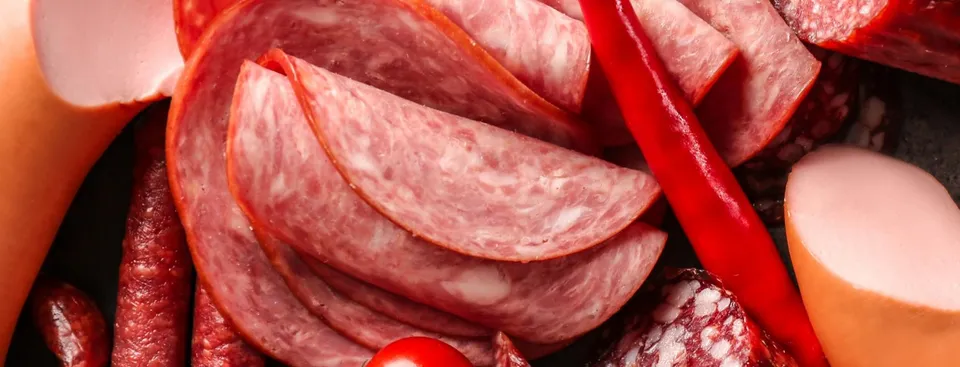 Auswahl hausgemachter Wurst- und Schinkenspezialitäten von Beim Burg in Nahaufnahme