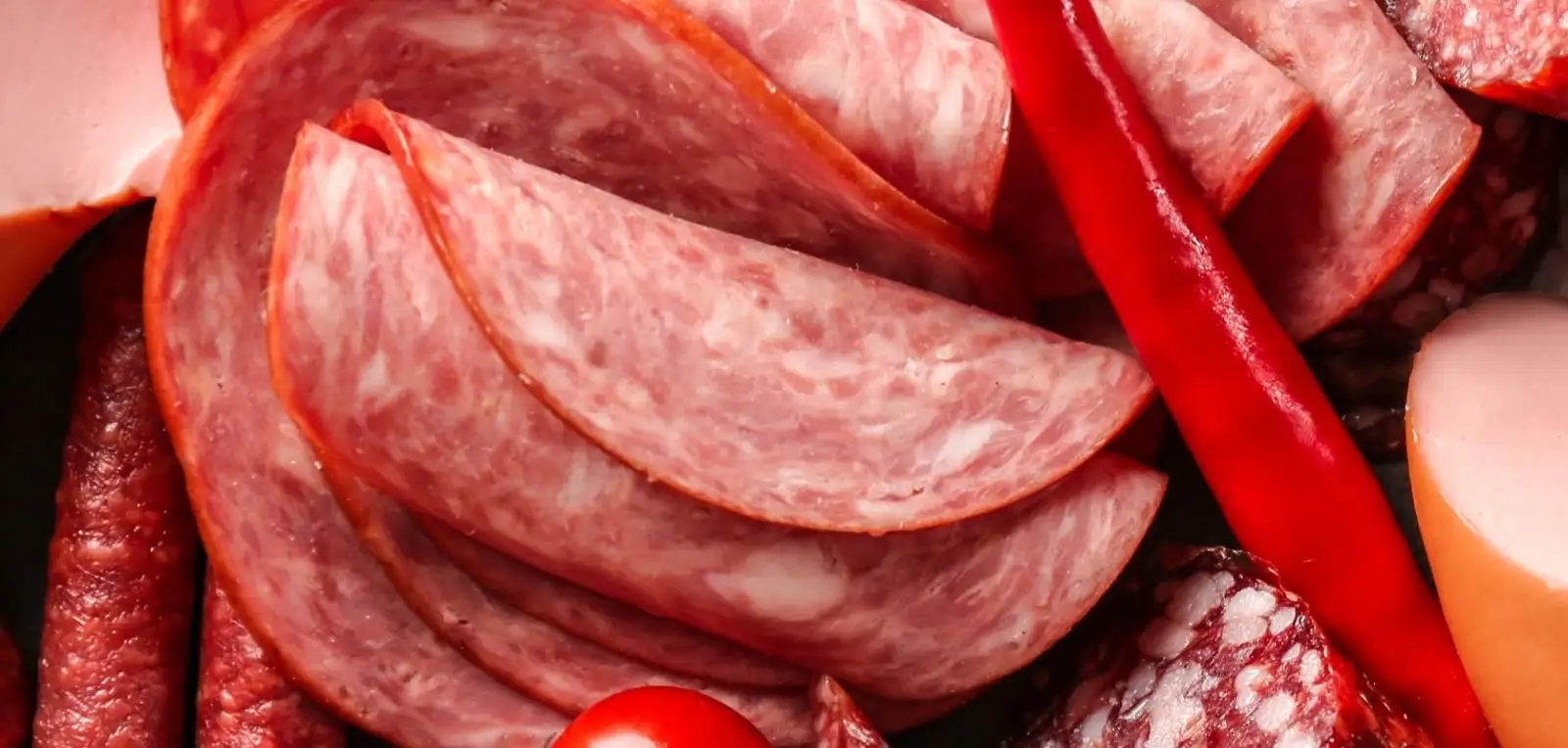 Auswahl hausgemachter Wurst- und Schinkenspezialitäten von Beim Burg in Nahaufnahme