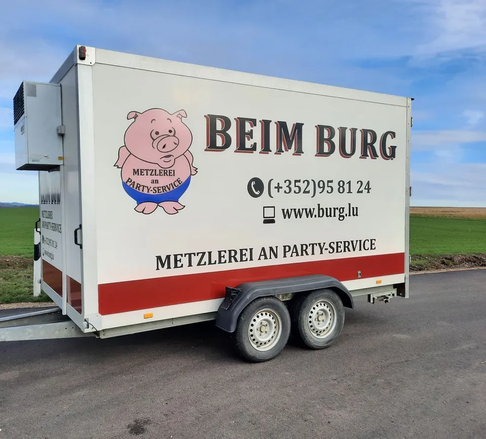 Kühlanhänger von Beim Burg — Metzlerei an Party-Service